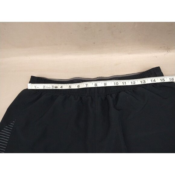 Under Armour Heatgear Loose Fit Shorts Mens Large Black Football Running Gym - Picture 3 of 9